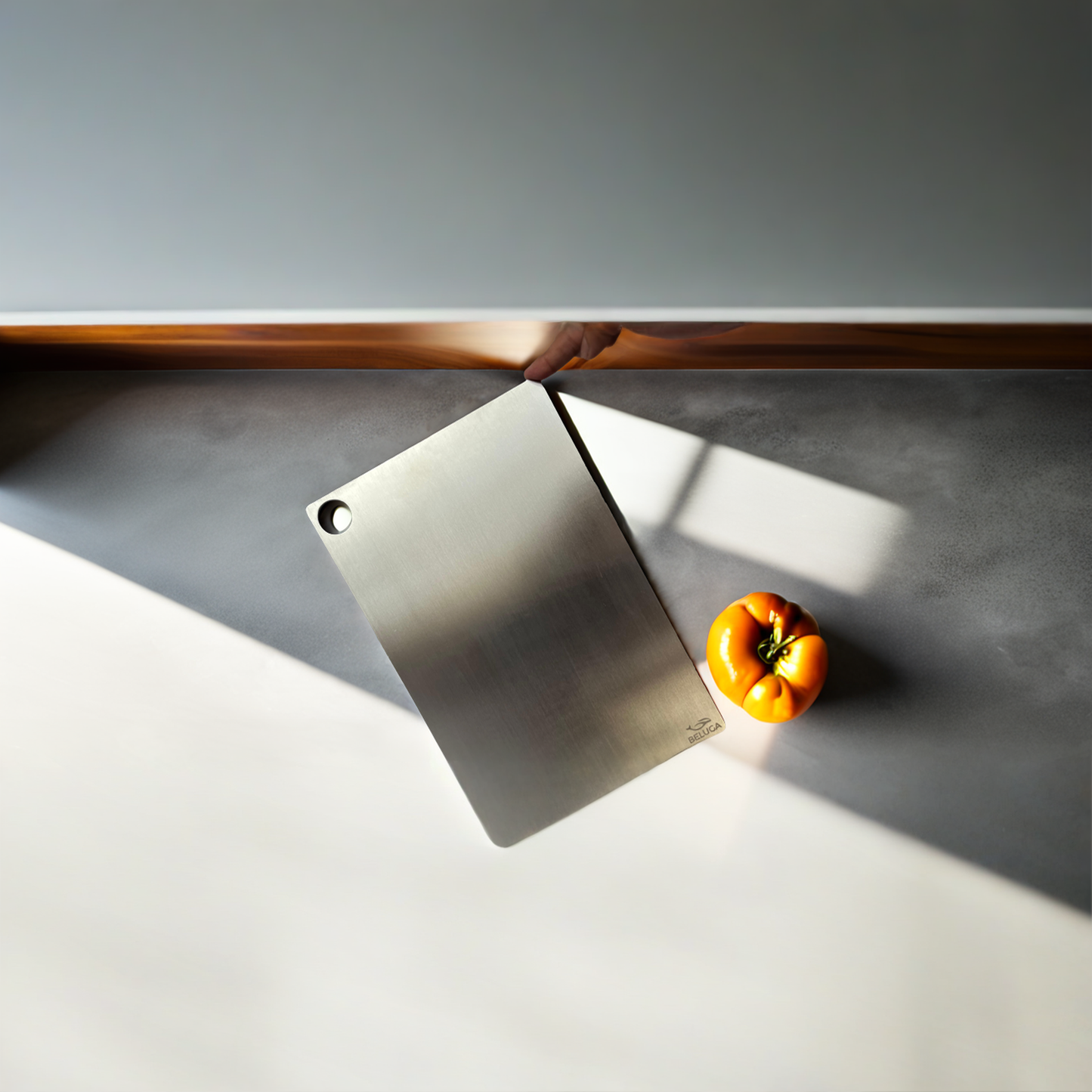 Stainless steel chopping board - Medium