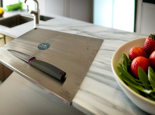 Stainless steel chopping board - Large
